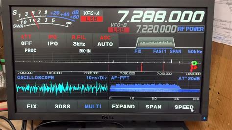None of their radios will provide this without it. . Yaesu ftdx10 external display